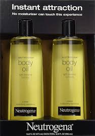 2 Pack Of Neutrogena Body Oil Light Sesame Formula 2 16 Fl Oz Bottles Total Of 32 Fl Oz Body Oil Oil Light Oil For Dry Skin