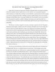 overcoming challenges essay docx