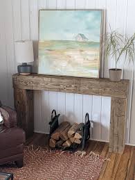 Rustic Refined Wall Table Console Table