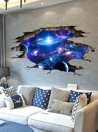 SENGTER Outer Space Decor 3D Wallpaper ...