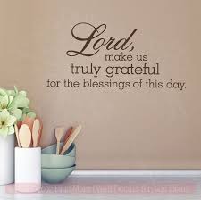 Religious Wall Art Decal Truly Grateful