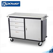 large stainless steel tool cabinet