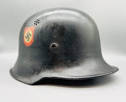 German M34 Fire Police Helmet I WW2 German Militaria