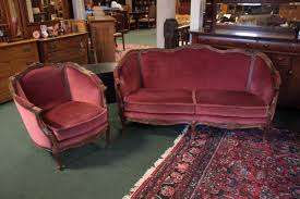 country french sofa and club chair set