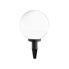 modern outdoor round globe light white