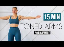 15 min toned arms workout no