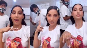 watch viral video nora fatehi s makeup