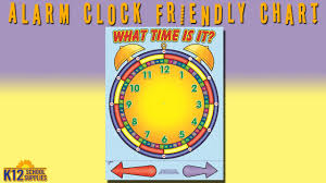 Best Clock Poster Kids Alarm Clock Teacher Supplies