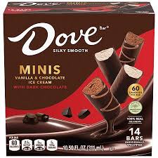 dove mini ice cream bars vanilla and