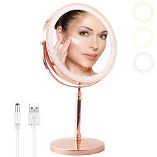 yuoy 8 inch rechargeable lighted makeup