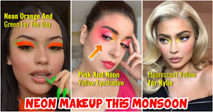 how to wear neon colors neon makeup