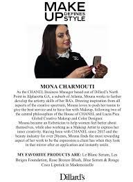 mouna charmouti of chanel makeup artist