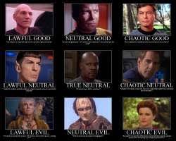 Another Star Trek Alignment Chart Star Trek Jokes Star