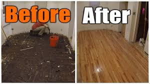 wood floor restoration start to finish