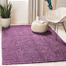 safavieh natural fiber purple 4 ft x 6