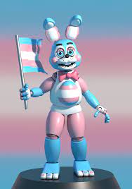 Since it's pride month, here's Trans Toy Bonnie (1/6) :  r/fivenightsatfreddys
