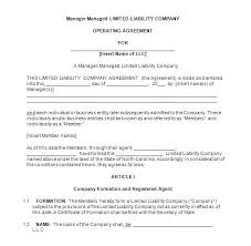 Simple Operating Agreement Template Ideas New Bylaws Free