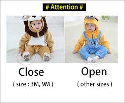 Baby Lion Onesie Animal Costume Toddler Boy Girl Long Sleeve Romper Funny Cute Warm Clothes Child Kid 0 3 Years Infant Kugurumi