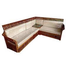 modern wooden l shape sofa set living