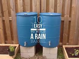 build your own rain barrel
