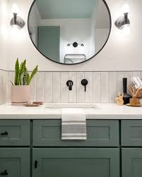 green cabinetry