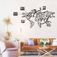 Map Wall Art Housewarming Gift World
