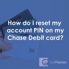 Jun 04, 2021 · summary. How Do I Reset My Account Pin On My Chase Debit Card