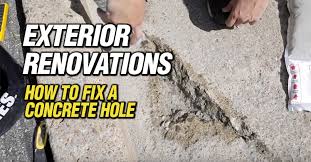 How To Repair Concrete Holes Make It