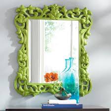 Green Baroque Wall Mirror