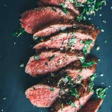 pan seared teres major steak