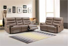 china modern reclining leather sofa set