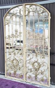 Pair Of Double Sided Wrought Iron Doors