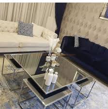 China Modern Square Silver Coffee Table