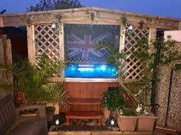 7 hot tub landscaping ideas blue cube