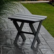 Recycled Plastic Folding Side Table