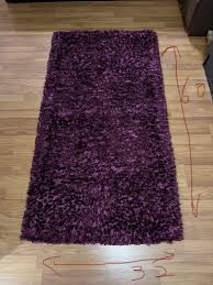 sparingly used small purple carpet