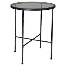 Metal Round Outdoor Dining Bar Table