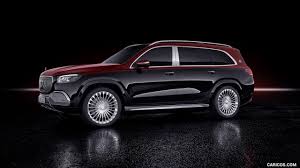 Mercedes says in normal driving the cylinders will be deactivated about 50 percent of the time. 2021 Mercedes Maybach Gls 600 Color Rubellite Red Obsidian Black Side Hd Wallpaper 37