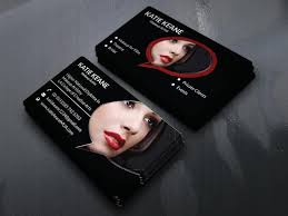makeup artist business cards freelancer