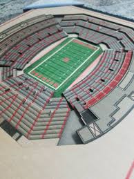 Nebraska Cornhuskers 3d Memorial Stadium Wooden Replica Stadium New Hang