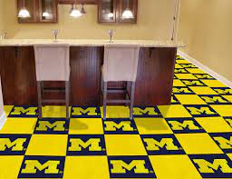 michigan wolverines carpet tiles ncaa