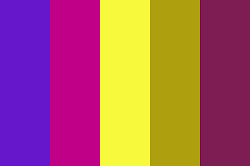 purple and yellow color palette