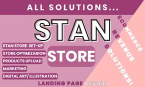 design landing page on your stan