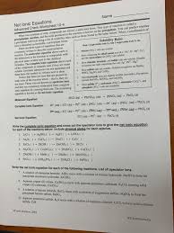 Chemistry Form Ws10 1 2a Answers