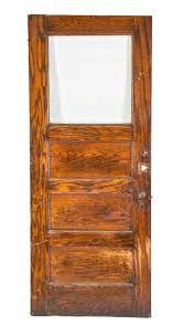 Solid Oak Wood Vestibule Door