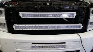40 Inch Led Light Bar Behind Grille Bracket 2015 Chevrolet Silverado 2500 Hd Custom Offsets