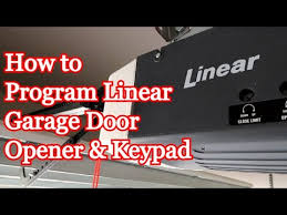 program linear garage door opener