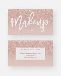 makeup artist elegant typography blush