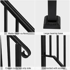 Black Wrought Iron Stair Railing