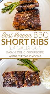best korean bbq short ribs la galbi